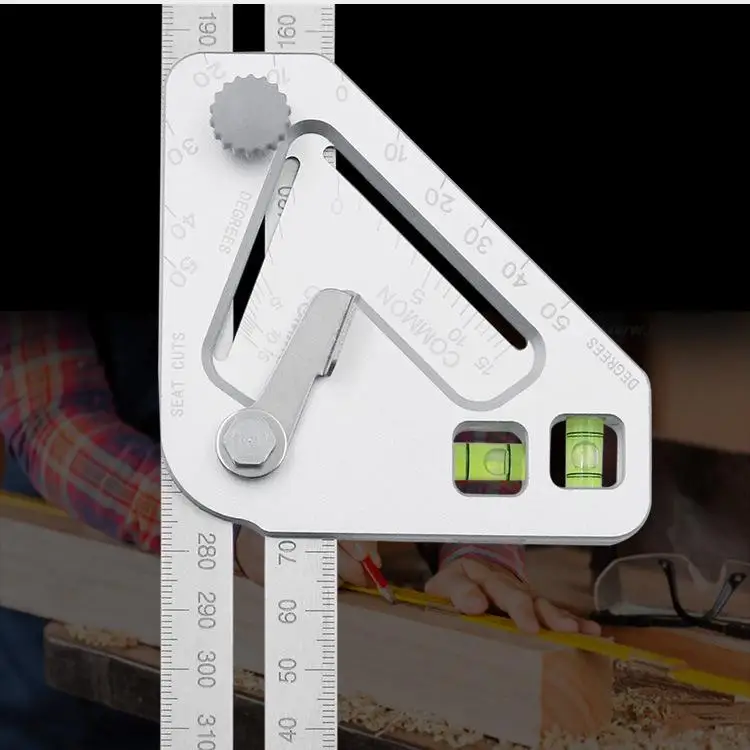 Угловая линейка транспортир плотник инструменты кровля Revolutionizing столярная