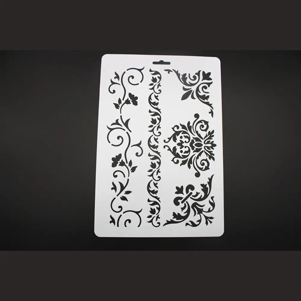 Новый лоза цветок наслоения Трафареты покраски стен тиснение для скрапбукинга