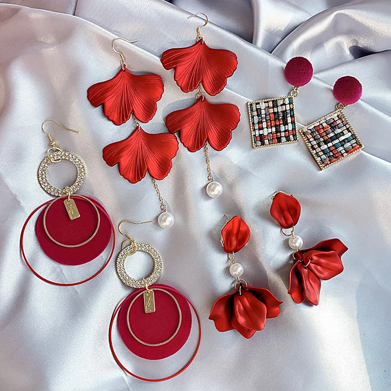 Серьги гвоздики в Корейском стиле интернет авторитетных Новинка 2019 модные