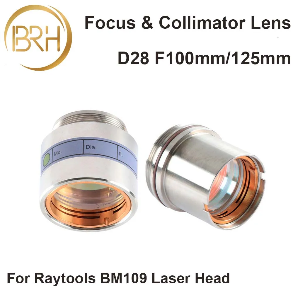 BRH Высококачественная волоконная лазерная фокусировка/коллиматорная линза D28 F100