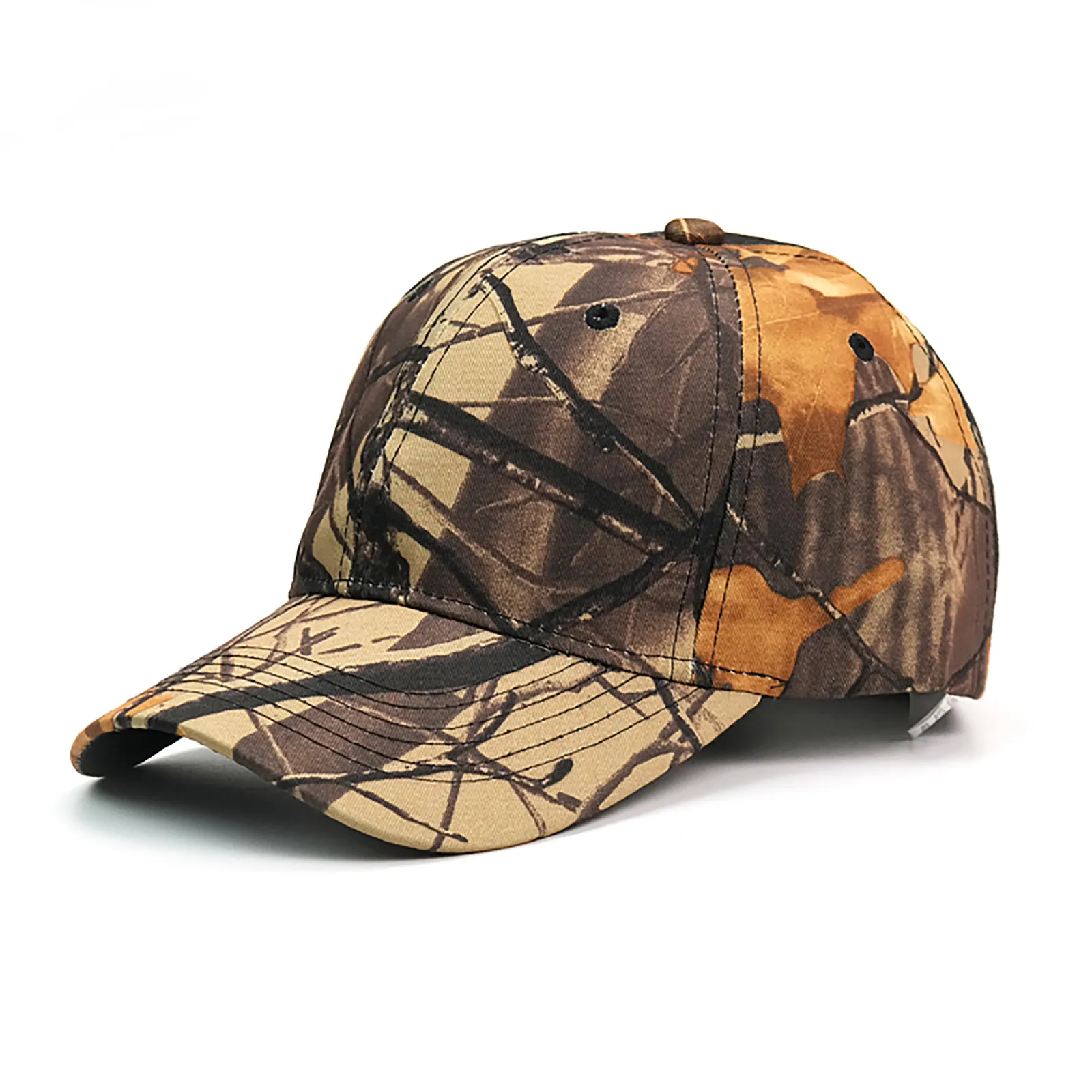 

Camouflage Baseball Hat Peaked Outdoor Sun Cap Block Summer Jungle Hunting Female Male Tactical Casual Washed Cotton Caps 2021