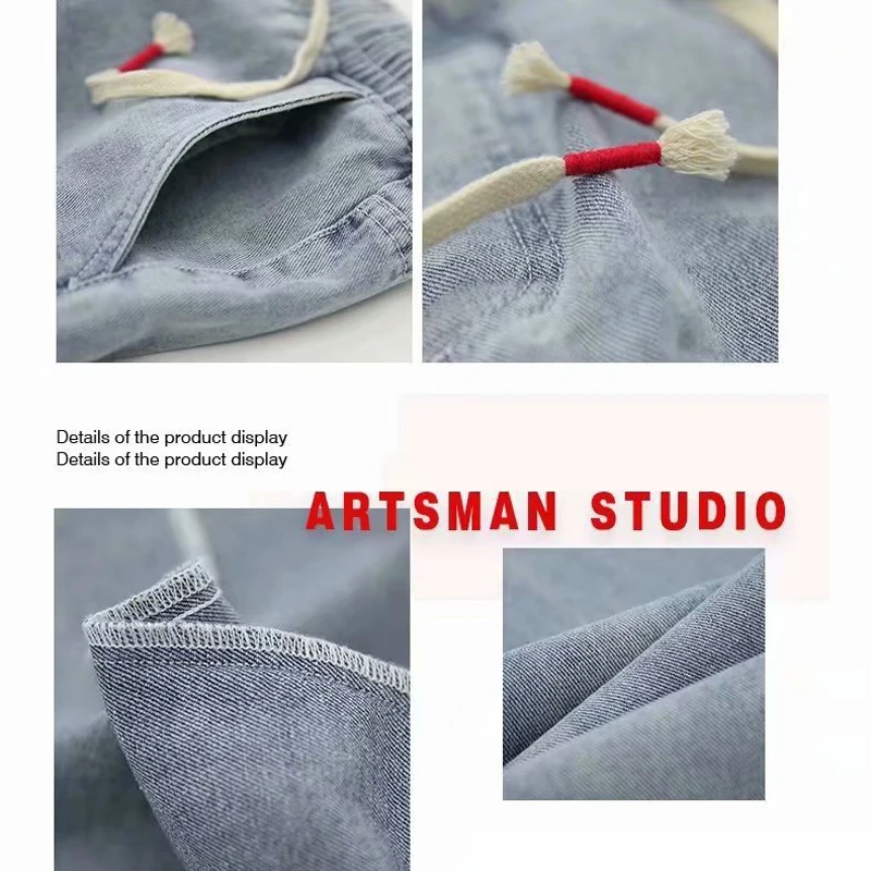 JDDTON Для Мужчин's джинсы прямые брюки с эластичным поясом для подростков