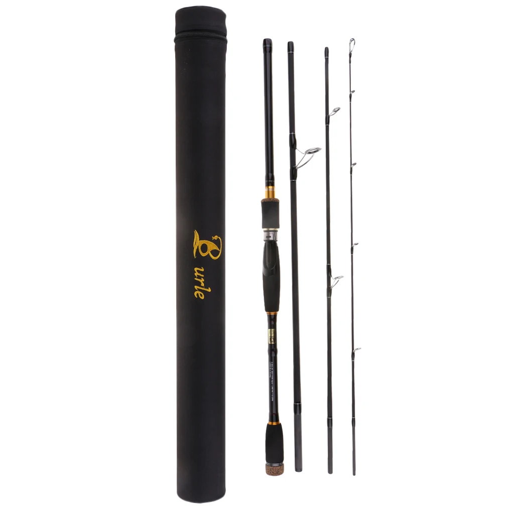 

Спиннинг для путешествий, портативное удилище средней тяжести для морской, речной, озерной рыбалки, 4 шт.