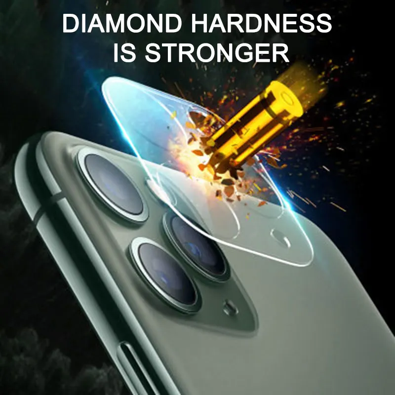 800D камера Защитное стекло для iPhone 11 12 Pro Max X XR XS MAX Защитная пленка экрана на 7 8 Plus SE