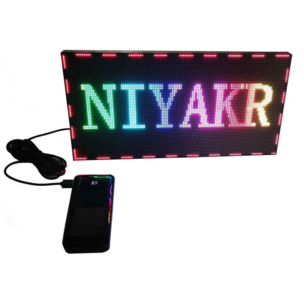 Светодиодная вывеска P3 WiFi программируемая панель для сообщений магазина |