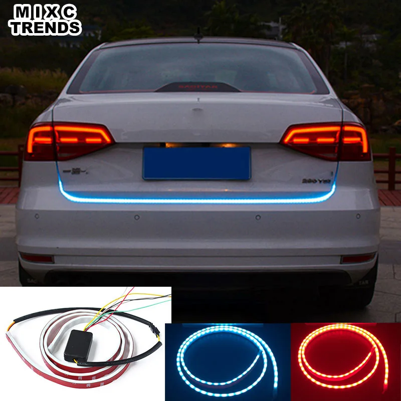 MIXCTRENDS красная синяя светильник ная лента для багажника задний фонарь Стайлинг