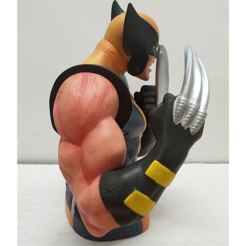 Disney Marvel Wolverine Piggy Bank X-Men Avengers Half-Length Decoration Resin Creative Model For Children | Игрушки и хобби