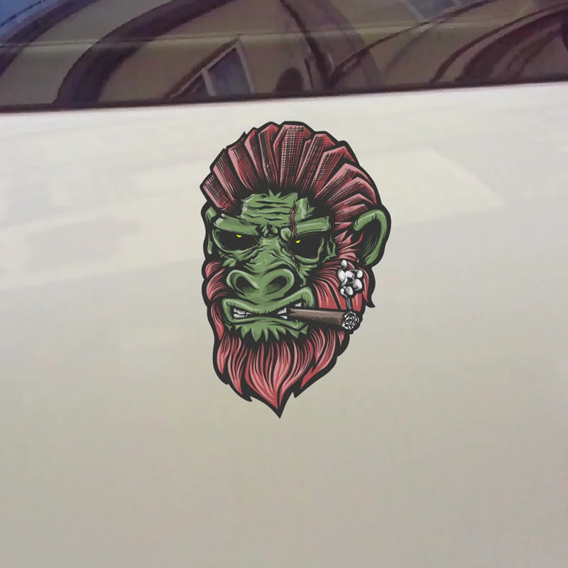 Аниме-наклейка с граффити Gorilla Avatar водонепроницаемая автомобильная наклейка 17 см