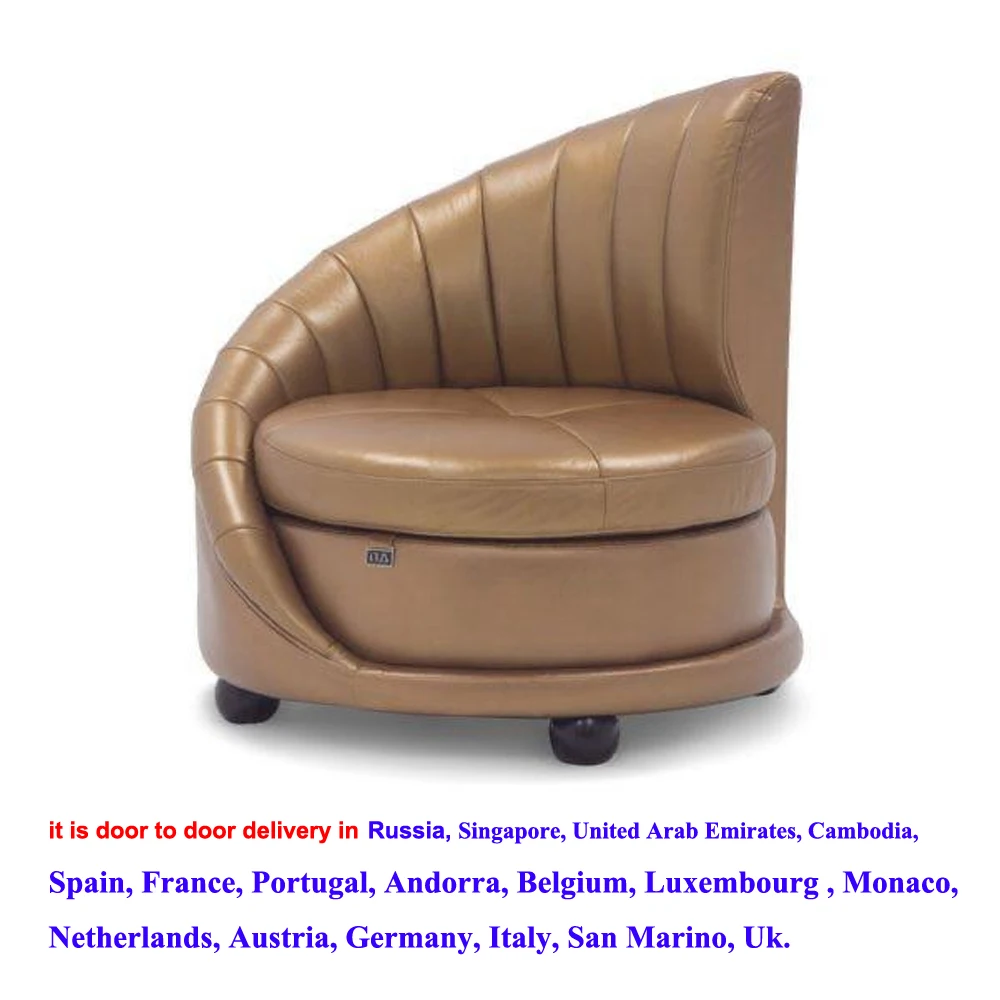 Стул из натуральной коровьей кожи/стул для отдыха гостиной мебель дома