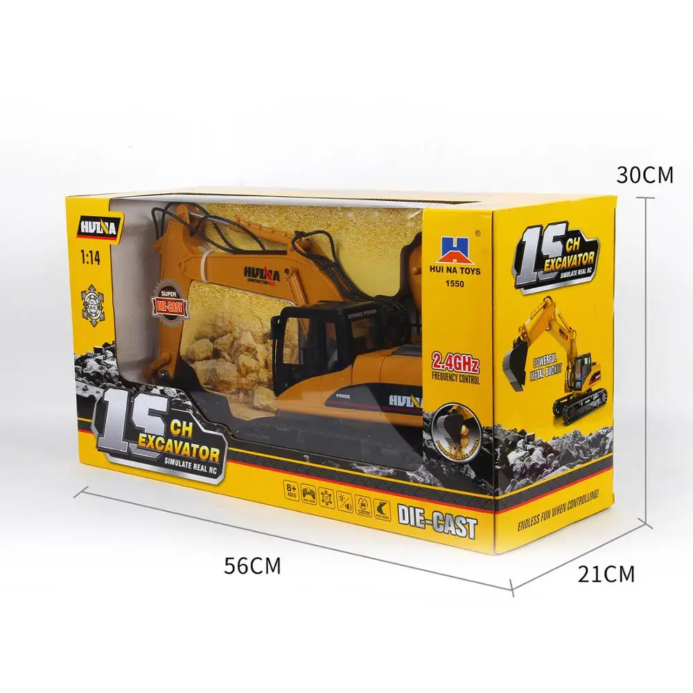 

Huina 1550 RC Super Diecast Excavator for over 8 year old dropship from Poland warehouse to EU countries ONLY tax/duty prepaid