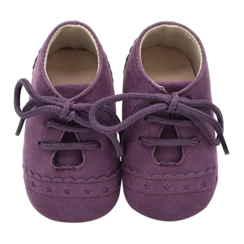 Newborn Baby Shoes Girls Boys Soft Warm Nubuck Leather Prewalker Anti-slip Canvas Sports Sneakers Moccasins Footwear |