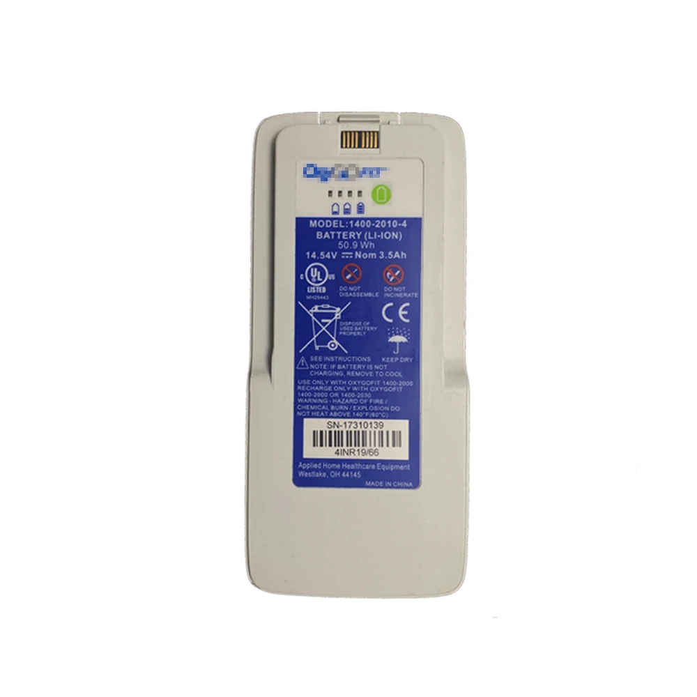 

Original BA-400 1400-2010-4 Oxygen Concentrator Battery Single 4 Cells 14.54V 3500mAh Li-Ion Rechargeable Battery for OxyGo FIT