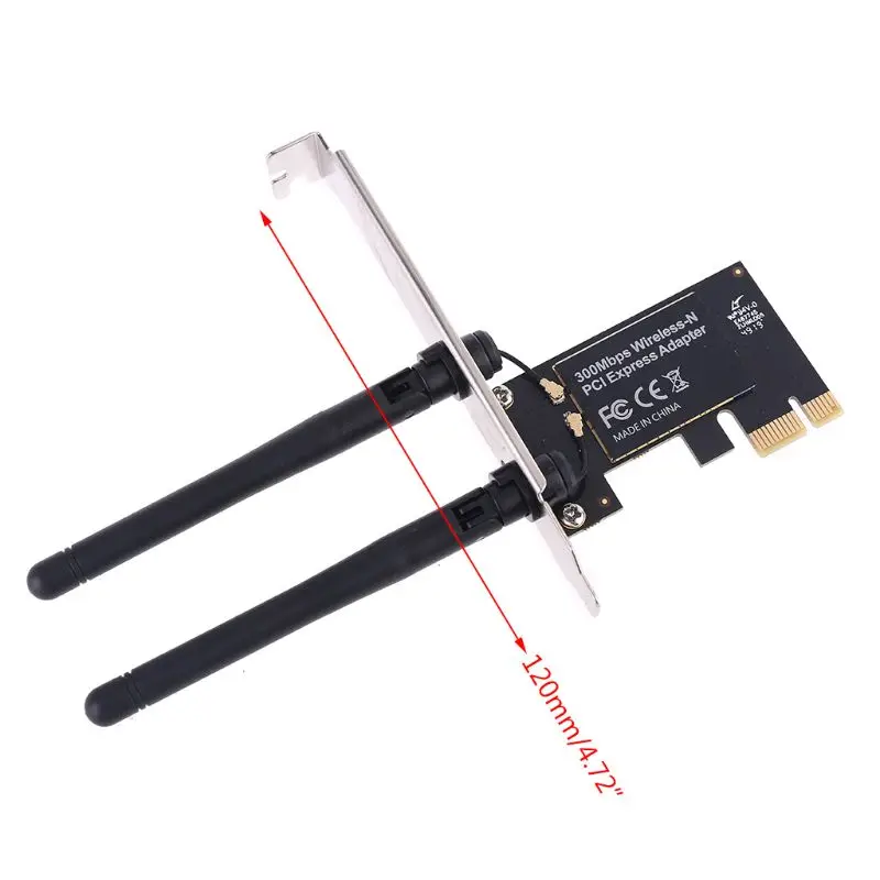 2020 Новый 300 Мбит/с 2 4 ГГц беспроводной Bluetooth адаптер WiFi PCI Express чистая Рабочая карта