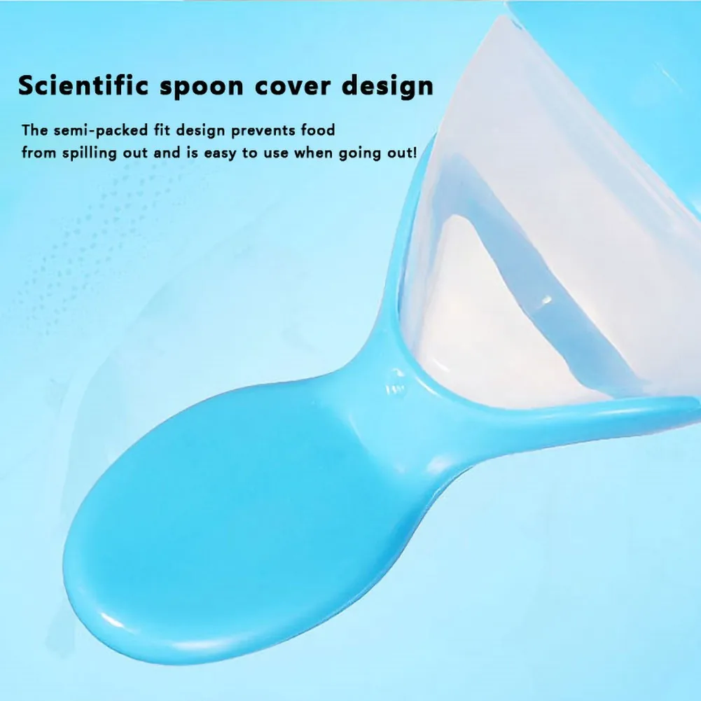 

Baby Feeding Bottle 125ML Toddler Spoon Bottle BPA Free Standard Soother Rice Cereal Supplement Cup Silica Gel Food Feeder Tool