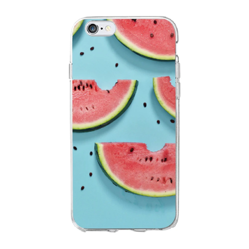 Симпатичные Арбуз Дыня Телефон чехол для iPhone 7 8 плюс размер 11 Pro 10 X XS XR 6 6S 5 5S 5E Max