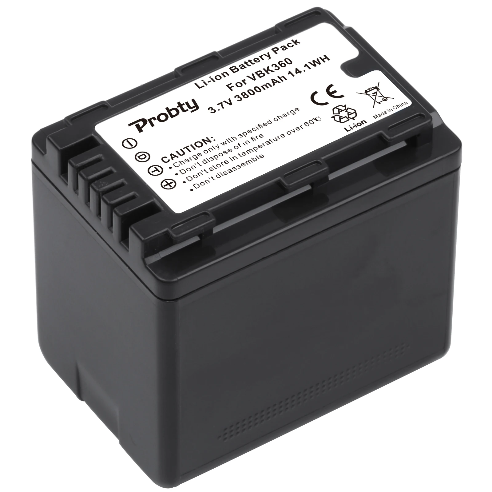 Probty VW VBK360 VWVBK360 Камера Батарея для цифрового фотоаппарата Panasonic HDC HS80 SD40 SD60 SD80 SDX1 SDR