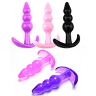 Маленькие силиконовые наборы анальных пробки анальные пробки анальный фаллоимитатор секс-игрушки для мужчинженщин для начинающих эротическая Интимная секс-пробка для взрослых тренировщик ануса