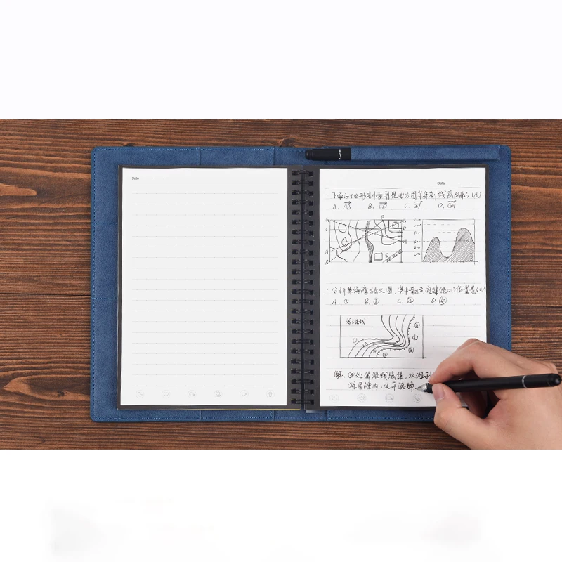 Elfinbook TS альбом для рисования A5 умный многоразовый стираемый Дневник граффити