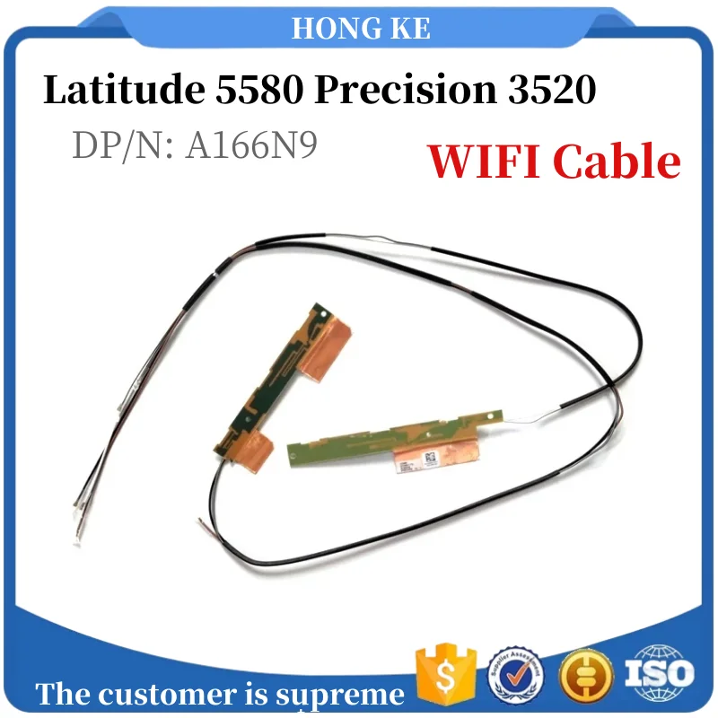 

Новый оригинальный ноутбук DELL Latitude 5580 Precision 3520 Встроенная беспроводная антенна Wi-Fi Кабель сигнальной линии DP/N:A166N9