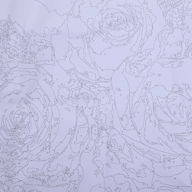 Розничная продажа краски по номеру Набор DIY масляная краска ing ткань цифровой