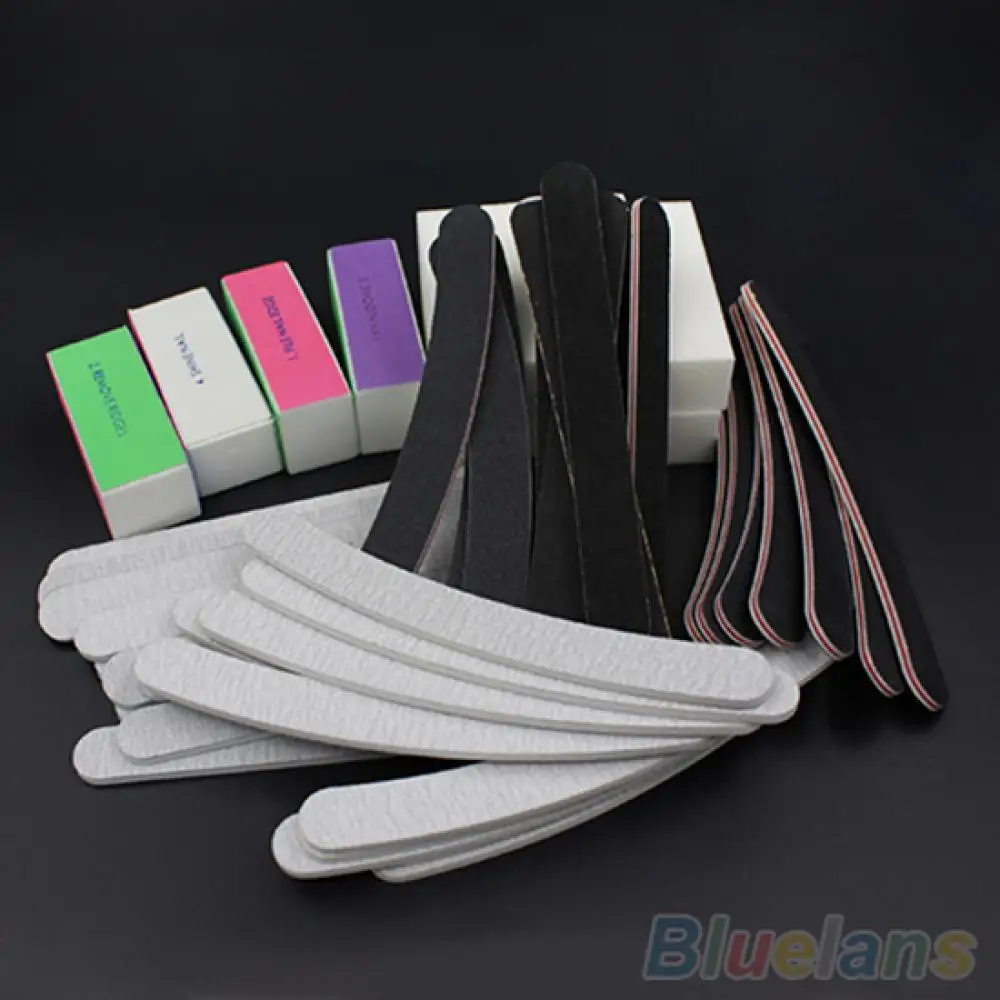 

70% Hot Sale 13 Pcs/Set Nail Art Sanding Files Buffer Block Acrylic UV Gel Manicure Tool