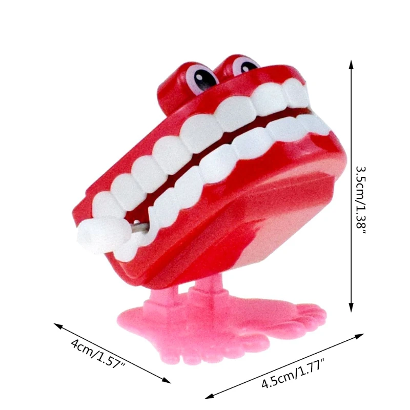 

Clockwork Jumping Denture Educational Mechanical Toys Halloween Prank Decoration