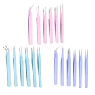 1 шт. Пинцет из нержавеющей стали, пинцет с длинным изгибом для рукоделия, Аксессуары для украшений, наполнитель для дизайна ногтей, инструменты для захвата сушеных цветов из УФ эпоксидной смолы