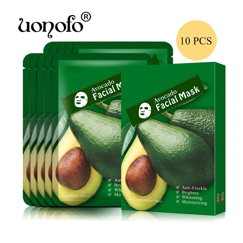 Корейская косметика маски для лица с авокадо косметический набор ухода за кожей