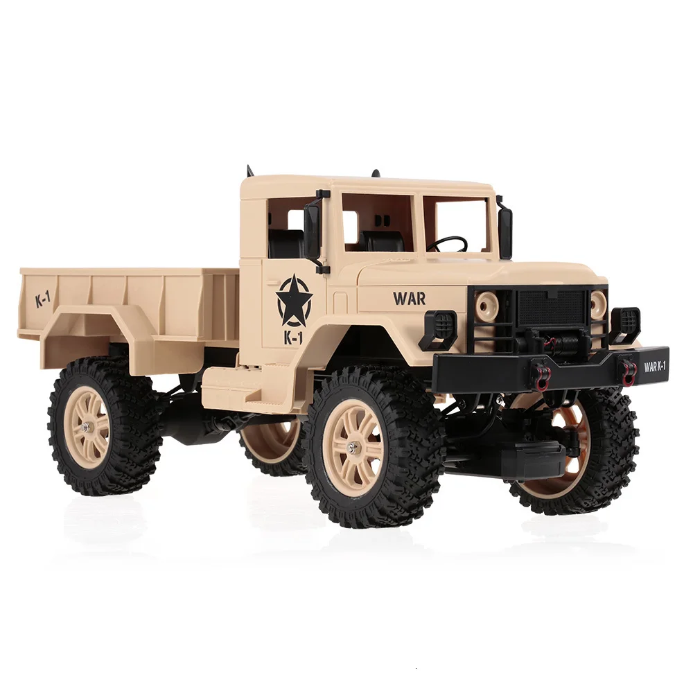 Wltoys 124302 1:12 Масштаб Электрический полноприводный военный грузовик RTR версия пульт