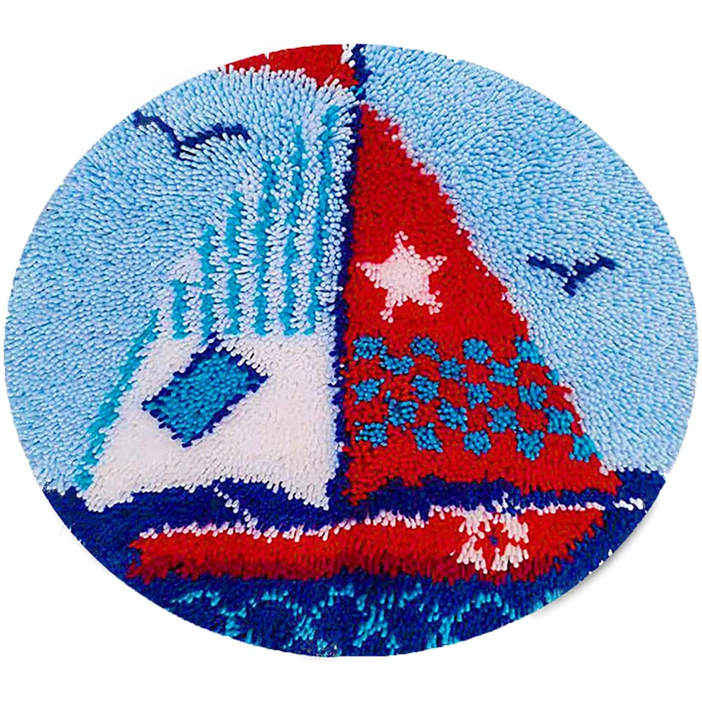 

Большой ковер с крючком-защелкой, набор с предварительно напечатанным рисунком для вышивки крестом, ковер с крючком, набор для рукоделия, ко...