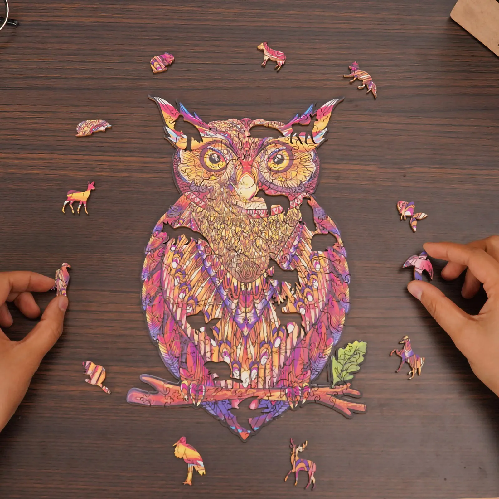 

Building Block Puzzle Quality Puzzle Adult Children Gift Wooden Assemble Jigsaw Puzzles For Adults Montessori Interactive Toy