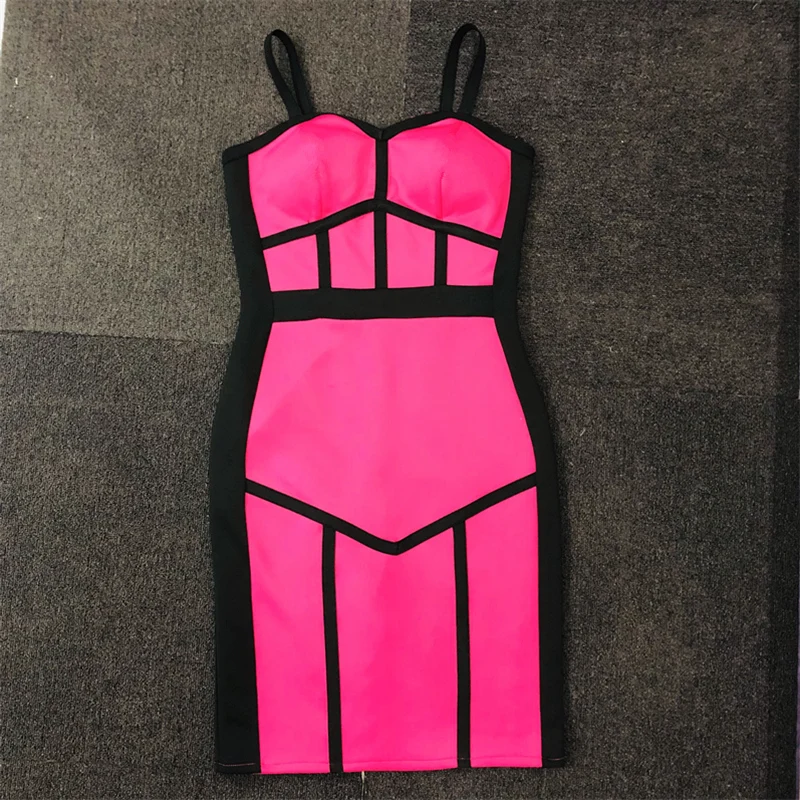 Женское рождественское платье облегающее вечерние тонкое Бандажное сексуальное