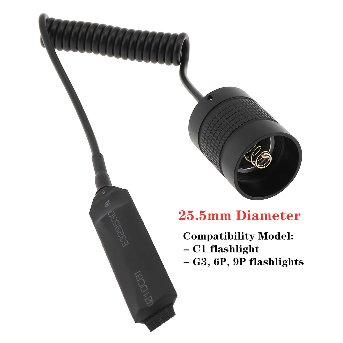 

Дистанционный переключатель давления для фонарика черный