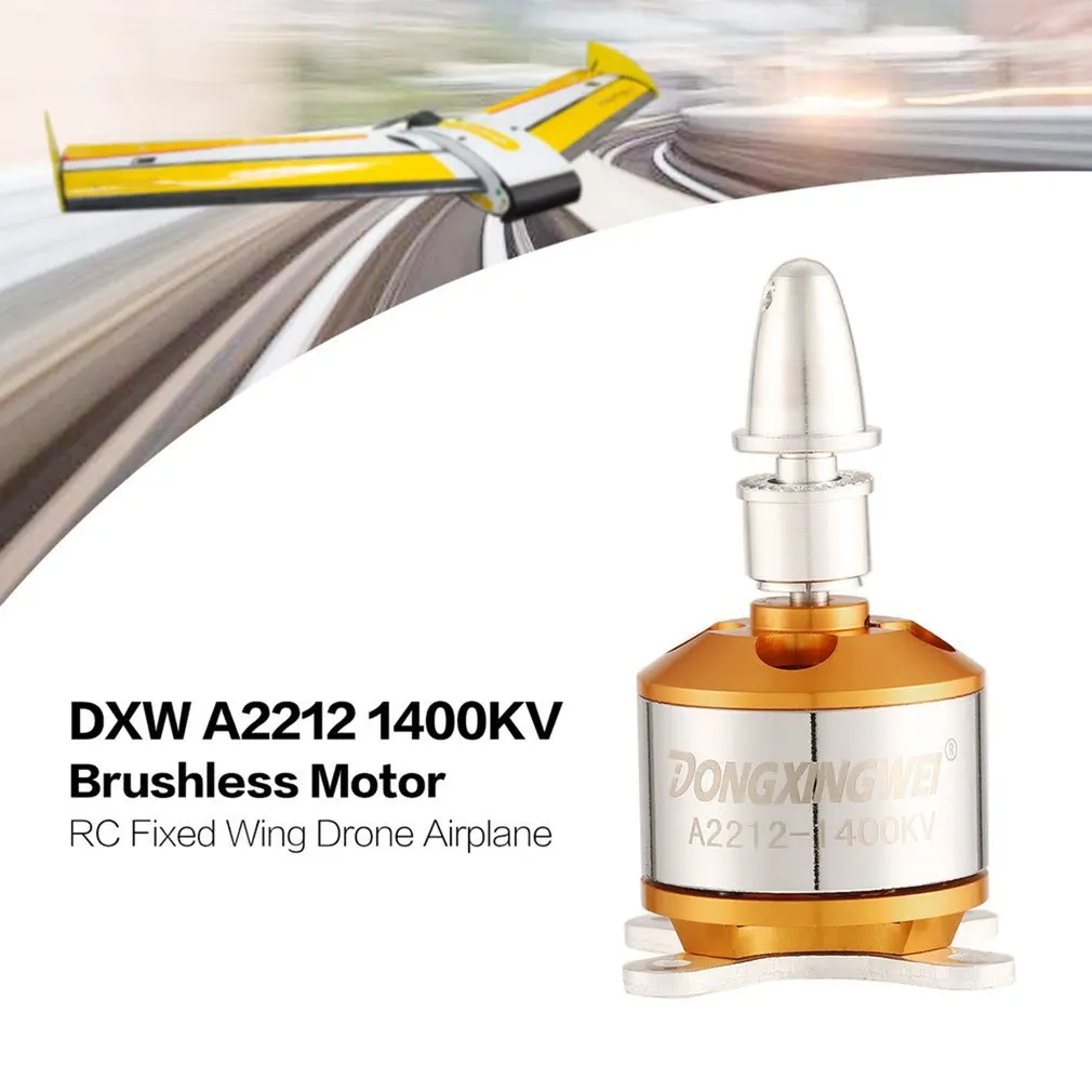Бесщеточный мотор DXW A2212 2212 3 17 КВ/1047/9050 кВ 2 4S мм с внешним ротором для RC FPV дрона