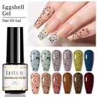 Гель-лак для ногтей LILYCUTE 7 мл в виде яиц, Полупостоянный прозрачный гель, удаляемый замачиванием, УФ светодиодный Гель-лак любого цвета с базовым верхним слоем