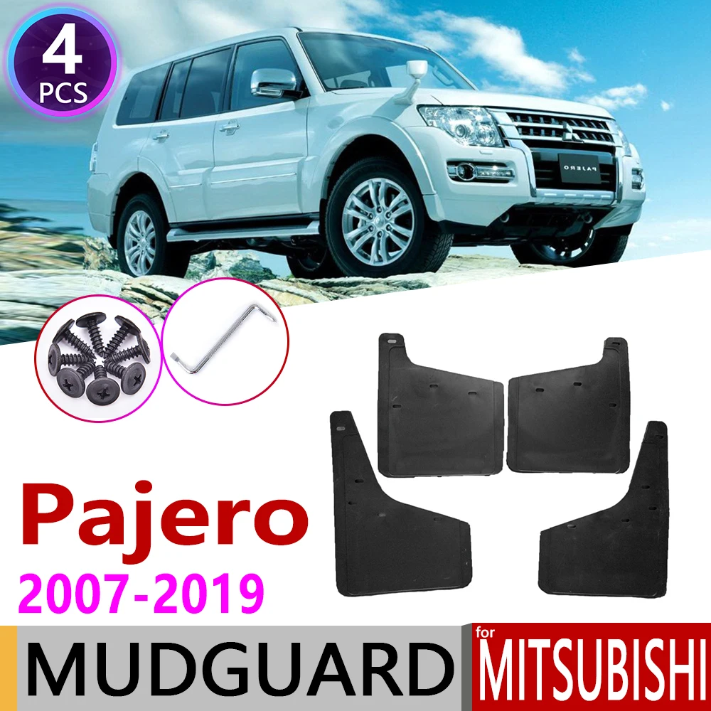 Автомобильный брызговик для Mitsubishi Pajero Montero 2007 ~ 2019 Fender закрылки аксессуары 2010 2015