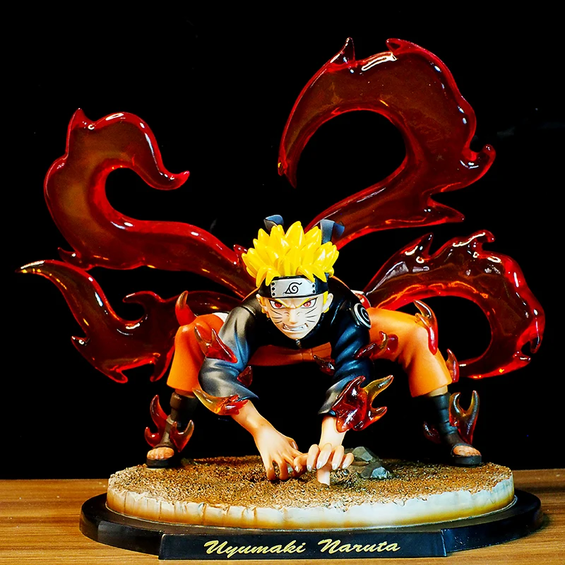 Наруто ПВХ фигурка кюююби статуя аниме Ураганные Хроники Узумаки Курама