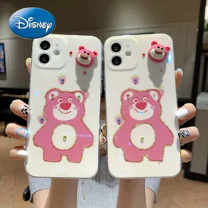 Disney Strawberry Bear for IPhone 7/8P/X/XR/XS/XSMAX/11/12Pro Blu-ray
3D Cartoon Mobile Phone Case 8.52 USD
