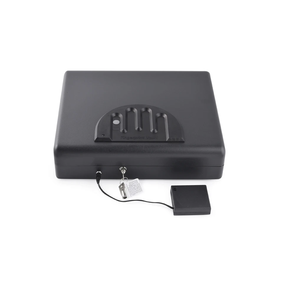 Большой размер пистолет Сейф Отпечатков пальцев портативный автомобиль