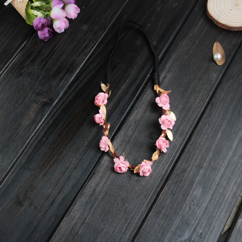 1 шт. 4 цвета милые детские аксессуары для волос повязка на голову с золотыми