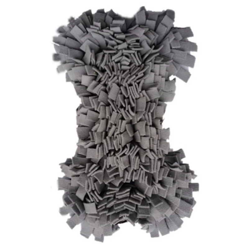 

Bone Shaped Pet Dog Snuffle Mat Nose Smell Training Blanket Sniffing Pad Slow Feeding Bowl Food Dispenser Carpet