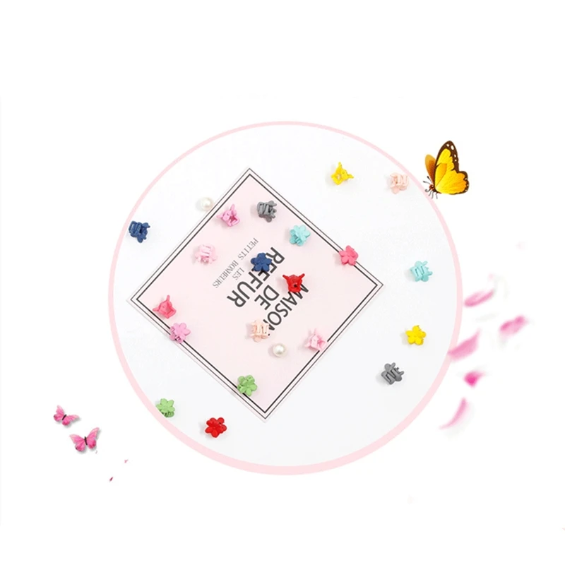 Заколки для волос с цветами сливы 10 шт.|Аксессуары девочек| |