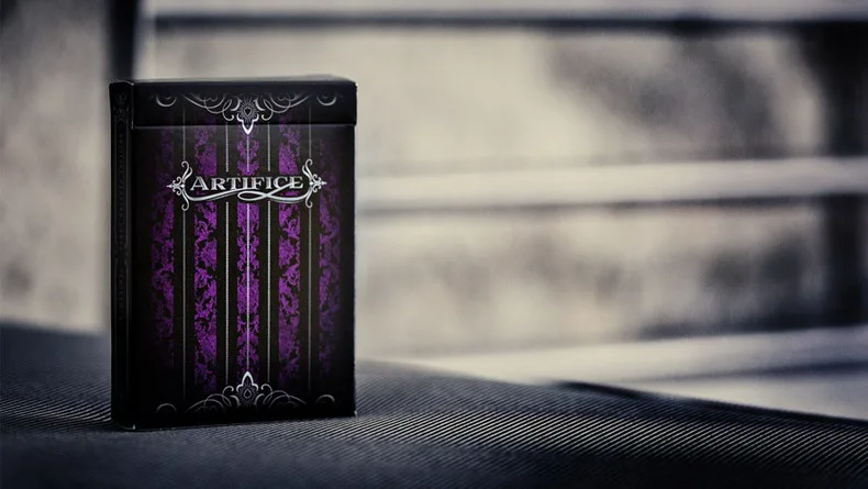Фиолетовый хитрость двухслойные Ellusionist двухслойные магические карты игральные покер закрыть Стадия волшебные фокусы для профессионального мага