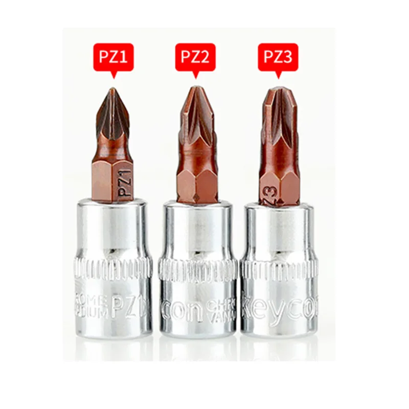 1 шт. насадки для головки привода Philips posiidriv 1/4 дюйма PZ1 PZ2 PZ3 PH1 PH2 PH3|Отвертка| |