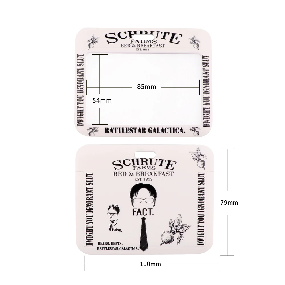 

DZ2072 The Office tv show Novel Key lanyard Keychain Personalise Office ID Card Pass Mobile Phone Key Ring Badge Holder Jewelry