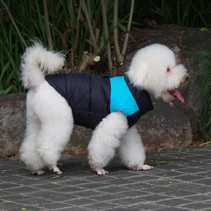 Зимняя ветрозащитная водонепроницаемая одежда для больших собак теплая куртка