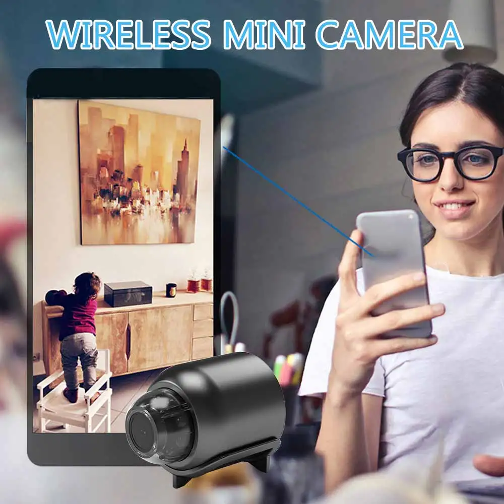 

Mini Camera Wireless wifi 1080P Surveillance Security Night Vision Motion Detect Camcorder Baby Monitor IP Cam