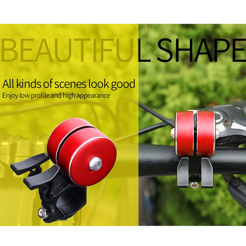 Двойной велосипедный Звонок для велосипеда звуковая сигнализация на руль