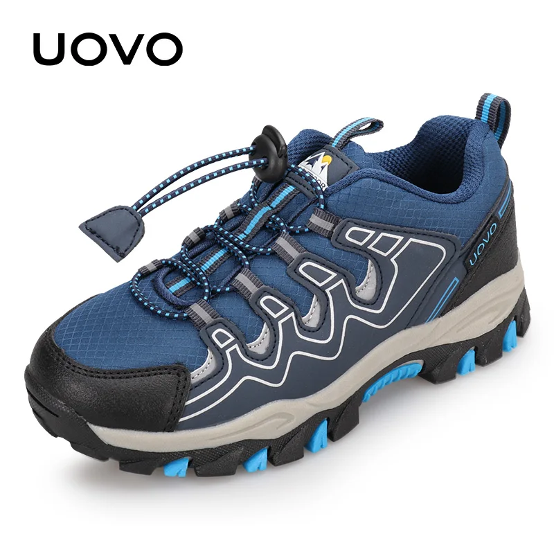 

UOVO 2021 New Arrival Boys Sneakers Kids Breathable Children Hiking Shoes Spring And Autumn Outdoor Footwear Eur #27-39