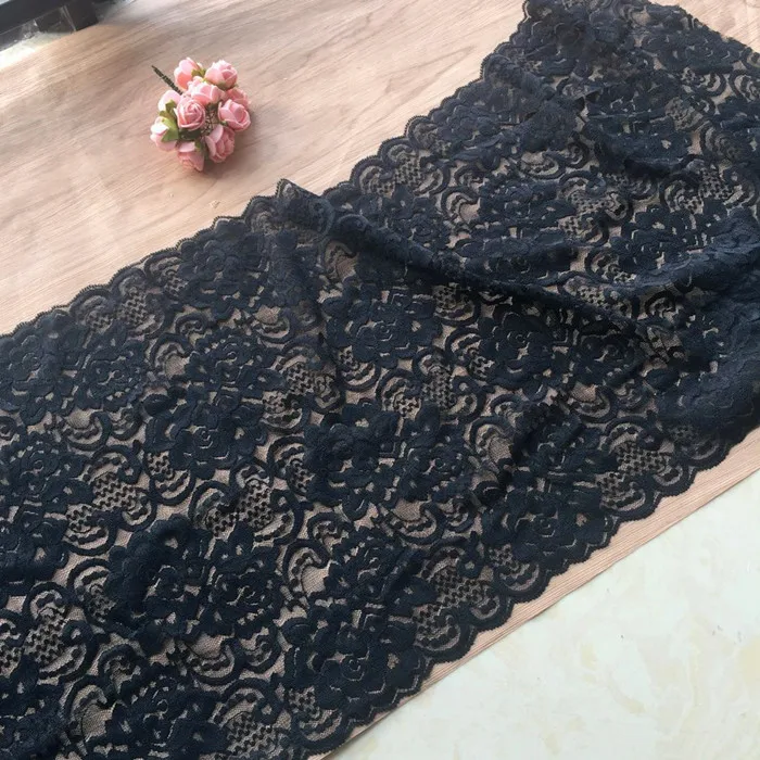 Черно-белая эластичная кружевная юбка-туба 30 см в ширину аксессуары | Дом и сад